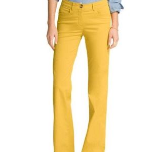 LL Bean Signature Chino in Daffodil Size 0